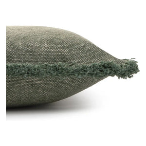 Lorena Canals - Cojín cuadrado lavado a la piedra | Verde oscuro