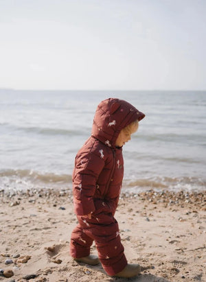 Töastie - Chaqueta de montaigne impermeable hecha de fibras recicladas | Terracota