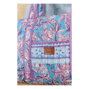 Louise Misha - Bolso Bilbao de 36h, algodón orgánico | Azul