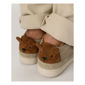 Donsje - Zapatillas de gamuza con arañazos de oso Rinon | Beige