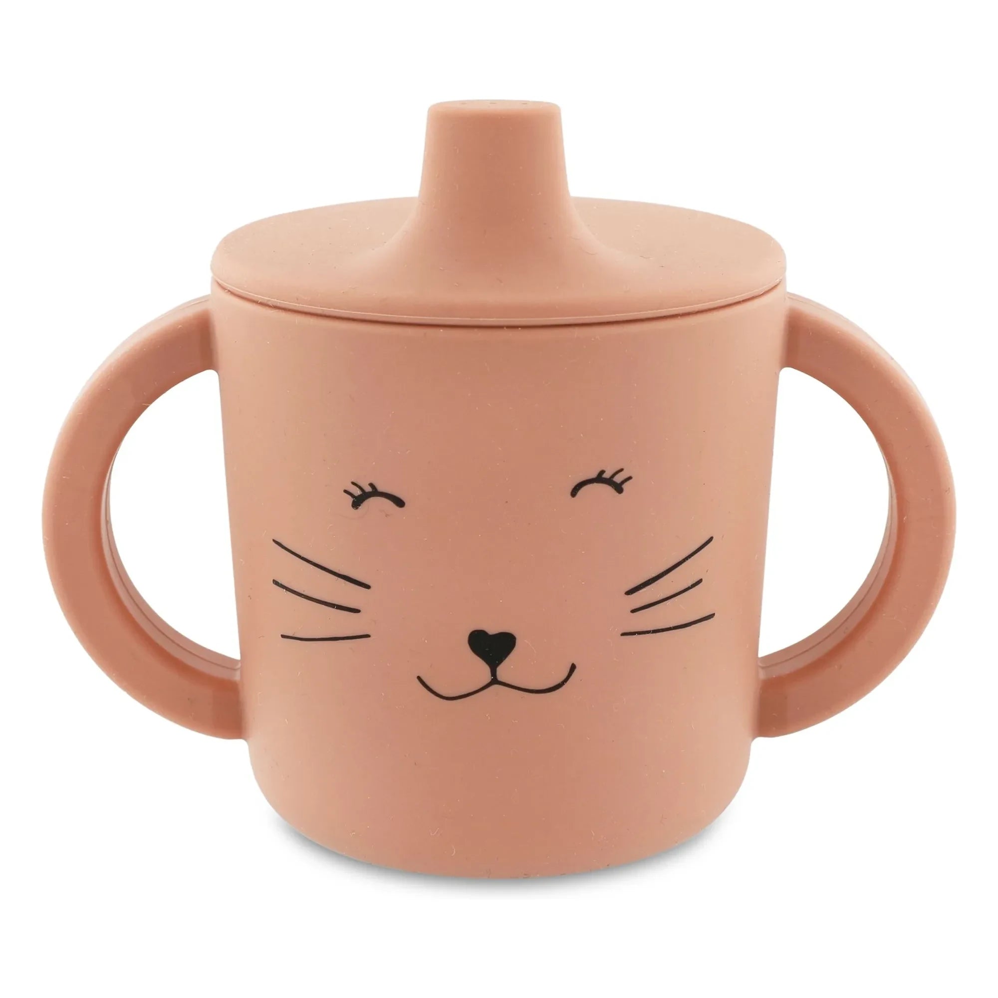 Trixie - Vaso de Aprendizaje de Silicona Sra. Gata | Rosa