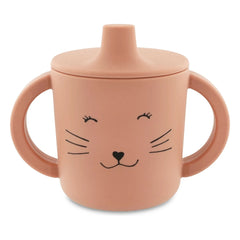 Trixie - Vaso de Aprendizaje de Silicona Sra. Gata | Rosa