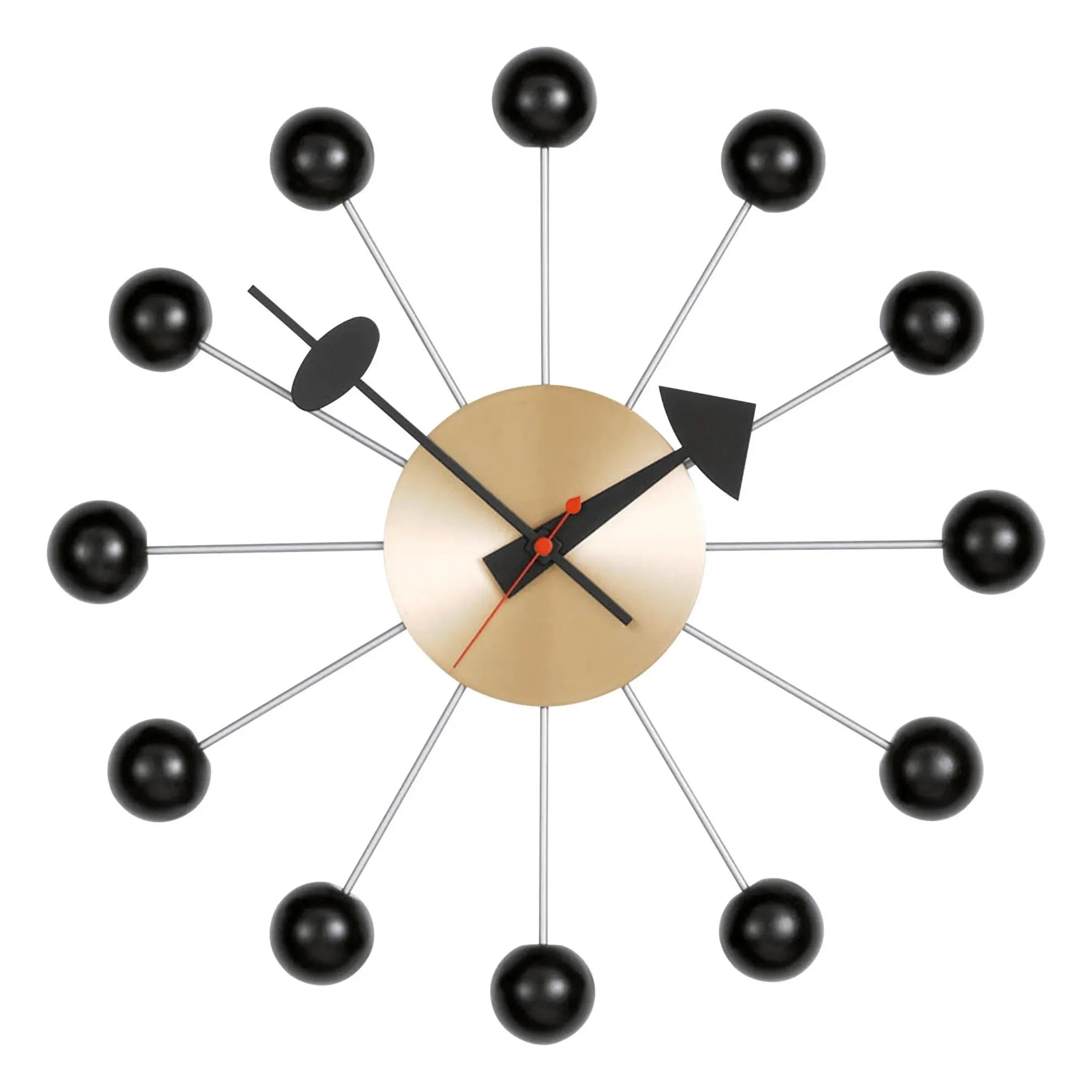 Vitra - Relojes de pared - Ball Clock George Nelson, 1948-1960 | Negro