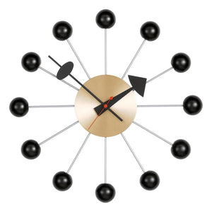 Vitra - Relojes de pared - Ball Clock George Nelson, 1948-1960 | Negro