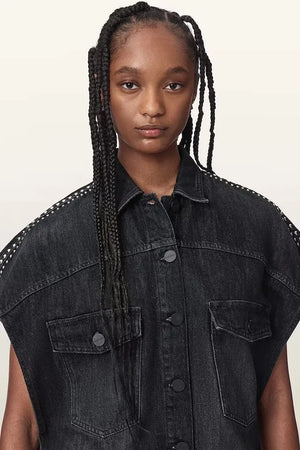 AllSaints Camisa vaquera ALBA para mujer