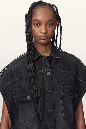 AllSaints Camisa vaquera ALBA para mujer