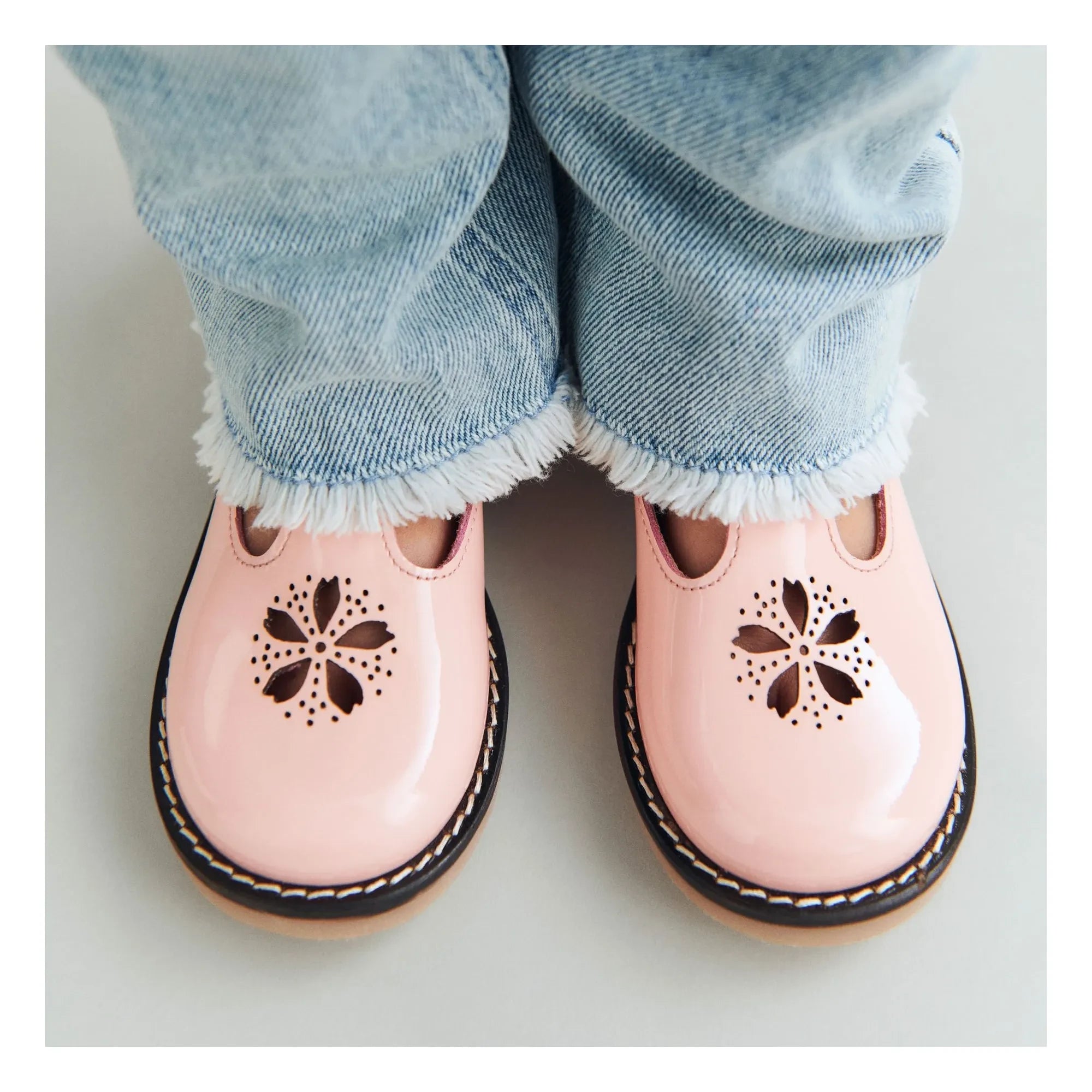 Wheat - Sandalias Mary Jane Shelby | Rosa Claro