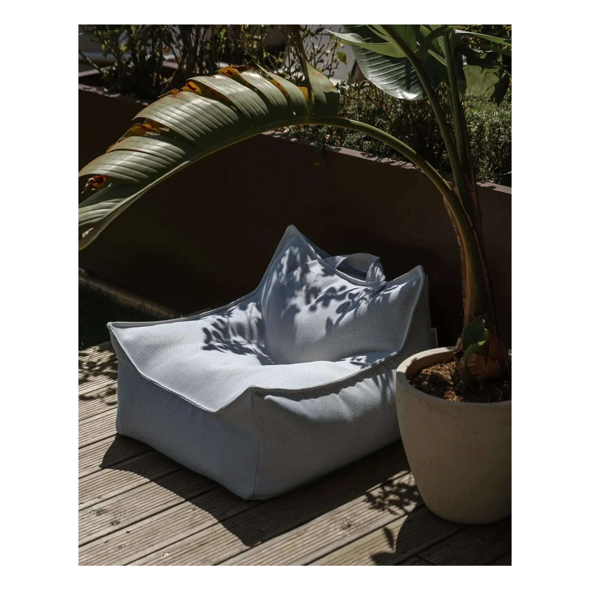 Wigiwama - Sillón de exterior azul claro