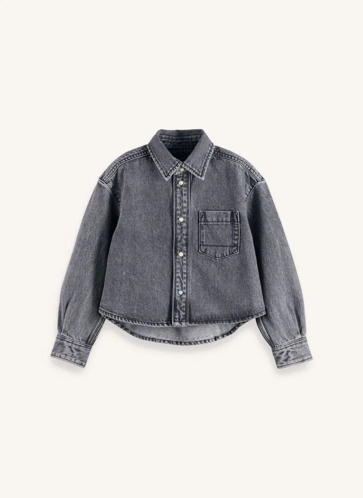 Scotch & Soda - Sobrecamisa denim | Gris