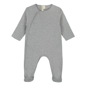 Gray Label - Pijama de algodón orgánico para recién nacidos | Gris