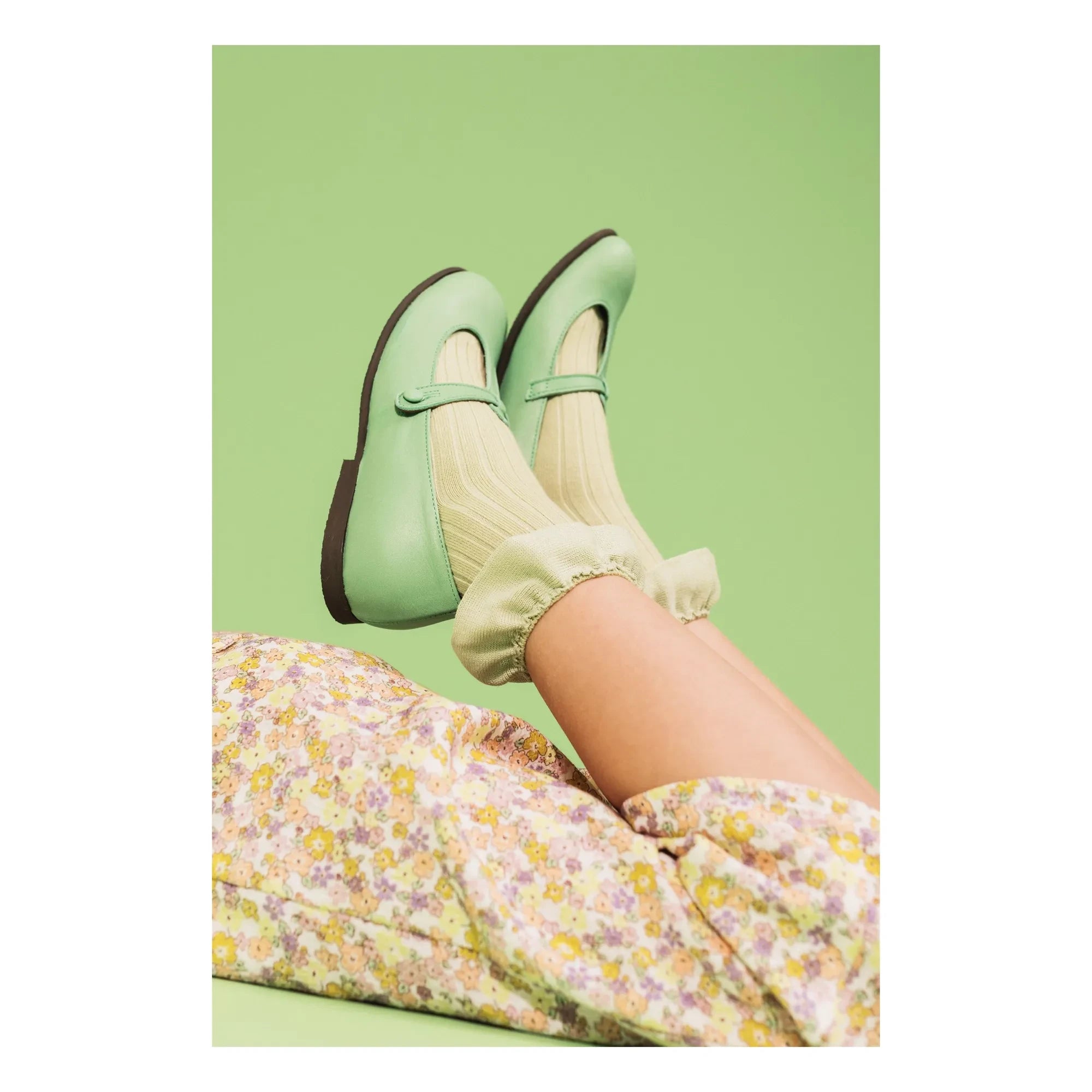 Collégien - Calcetines Ludivine Uçan | Verde claro