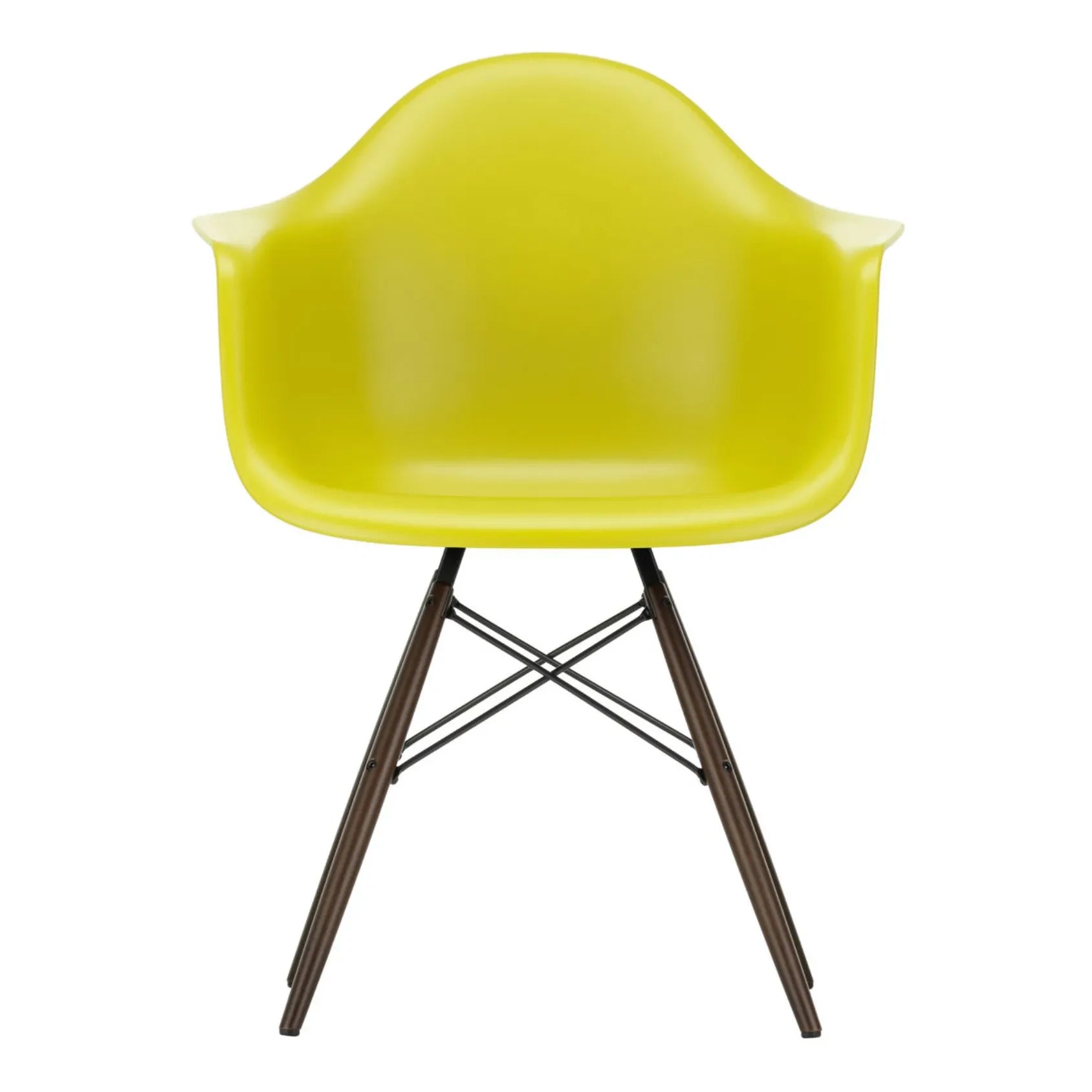 Vitra - Silla DAW - base de arce - Charles y Ray Eames | Mostaza