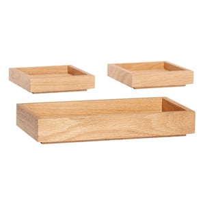 Hübsch - Caja de Almacenamiento de Roble FSC | Roble