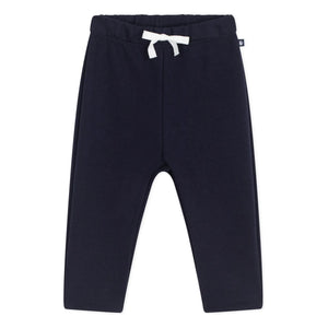 Petit Bateau - Pantalones jogger de punto elástico unisex | Azul marino