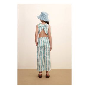 Tinycottons - Pantalón Estampado Floral | Blanco