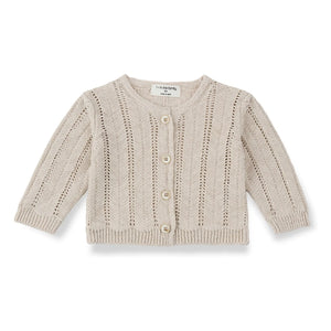 1+ in the family - Cárdigan Xelida Lino | Beige