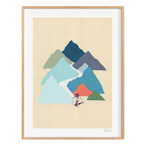 Ciel Glue - Póster de la pista de montaña n.º 8 - Edición limitada