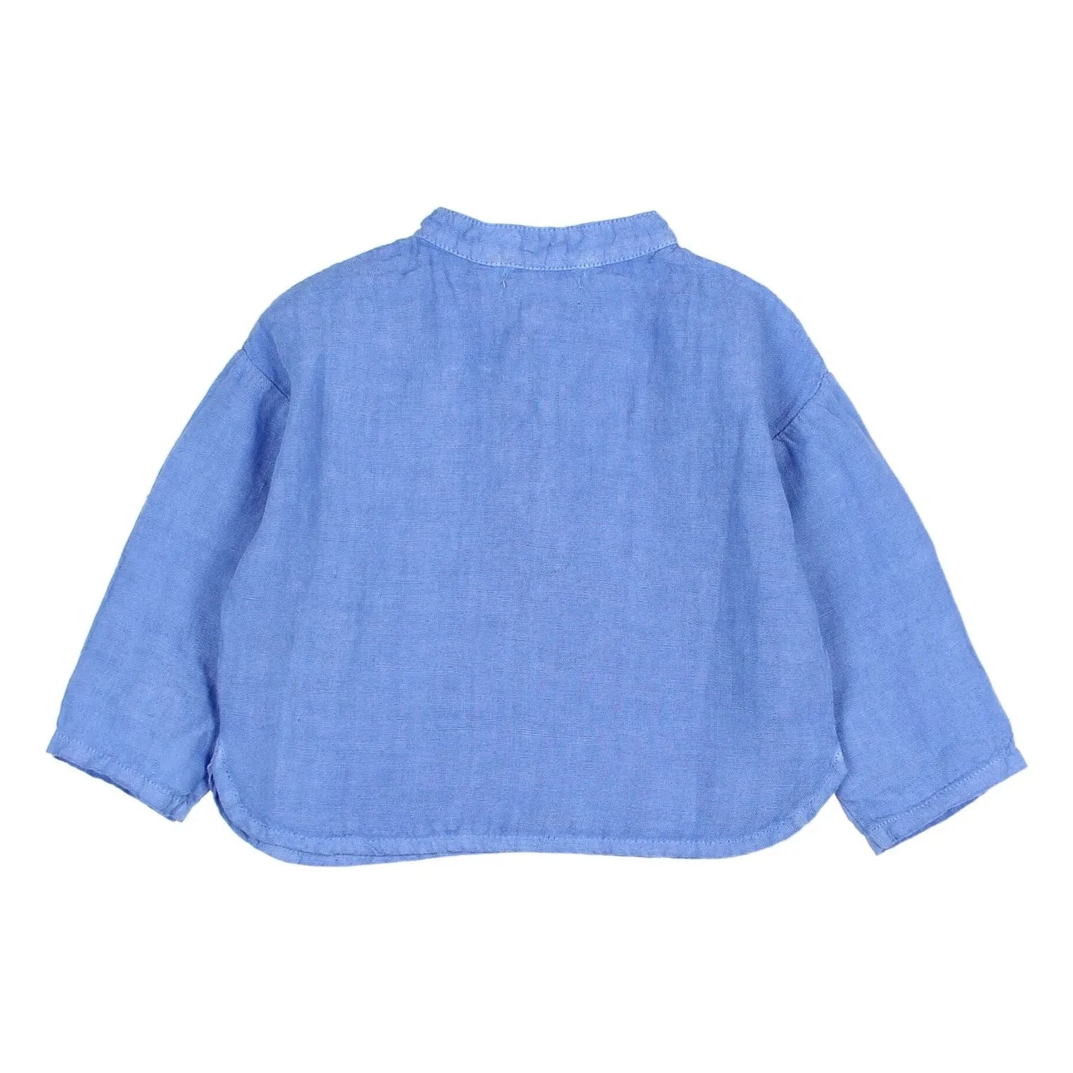 Búho - Kurta Lino Bebé | Azul claro