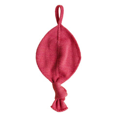 Hvid - Correa de chupete de lana merina Titi | Fucsia