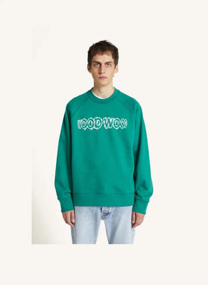 Wood Wood - Sudadera Orgánica Hester de Algodón | Verde oscuro