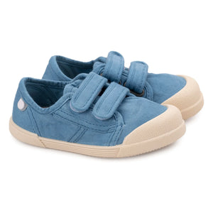 Igor - Zapatillas de lona con doble raya | Azul azur