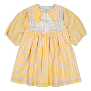 Louis Louise - Vestido de rayas Pauly | Amarillo