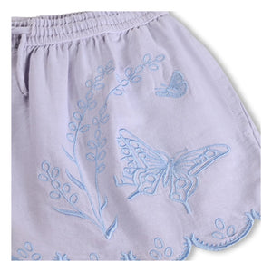 Molo - Pantalones cortos Annabella con mariposas | Lavanda
