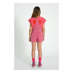 Piupiuchick - Camiseta sin mangas de esponja de algodón orgánico Love | Fucsia