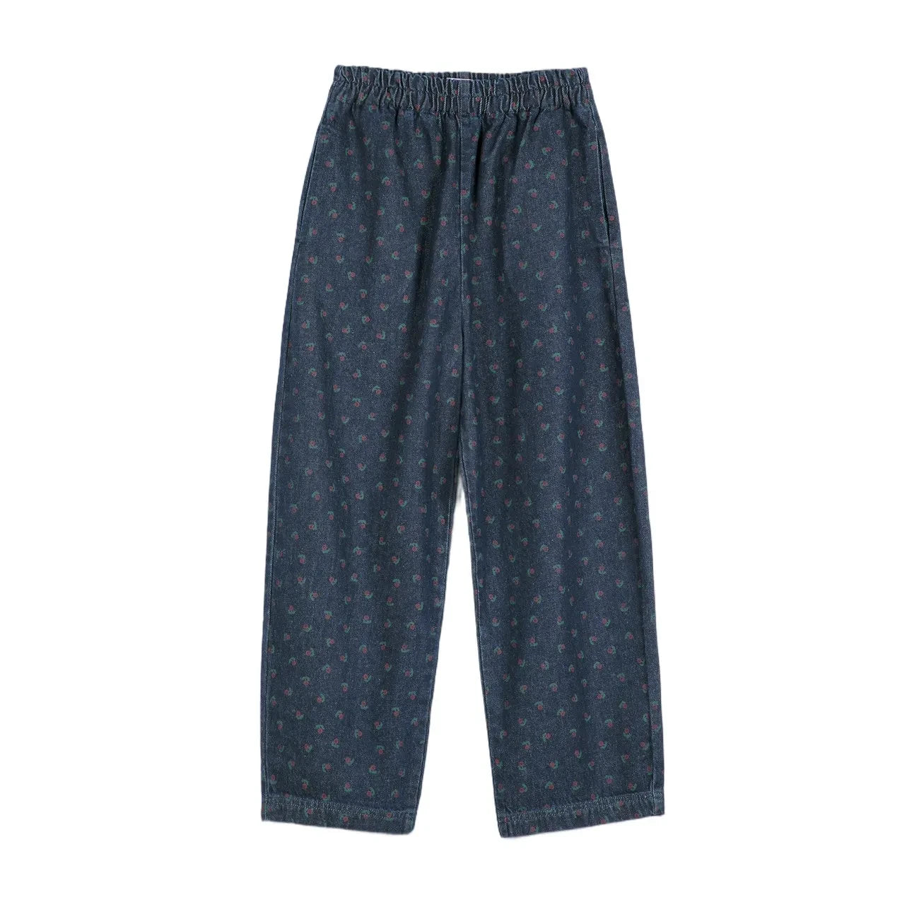 Bobo Choses - Pantalones de algodón orgánico Swamp Whirl | Azul marino