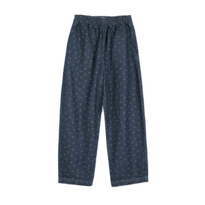 Bobo Choses - Pantalones de algodón orgánico Swamp Whirl | Azul marino