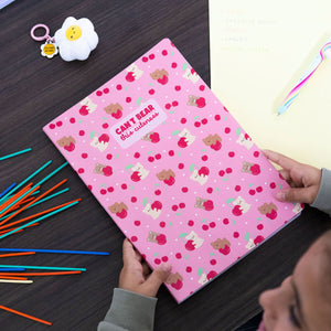 Legami - Cuaderno de ejercicios - Cuaderno A4 - Rayas de 8 mm - Osito Cherry