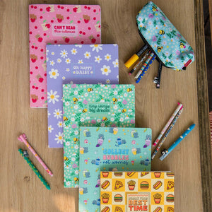 Legami - Cuaderno de ejercicios - Cuaderno A4 - Rayas de 8 mm - Osito Cherry