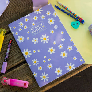 Legami - Cuaderno de ejercicios - Cuaderno A4 - Rayado de 8 mm - Daisy