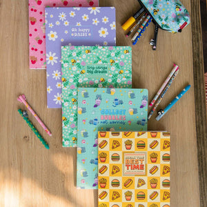 Legami - Cuaderno de ejercicios - Cuaderno A4 - Cuadriculado 5 mm - Kittty Bubble Tea