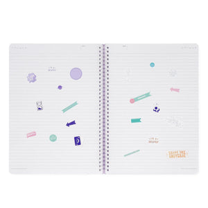 Legami - Cuaderno de tapa dura ilustrada A4 con renglones - Tarot - Espiral