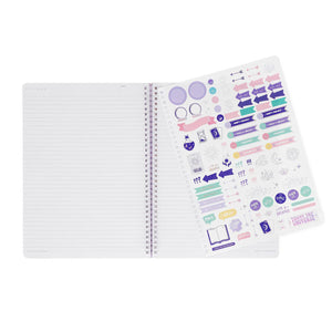 Legami - Cuaderno de tapa dura ilustrada A4 con renglones - Tarot - Espiral