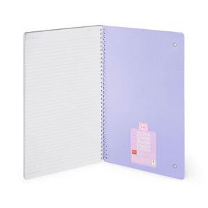 Legami - Cuaderno A4 Rayado con Tapa Dura Ilustrada - Osito - Jotter - Espiral