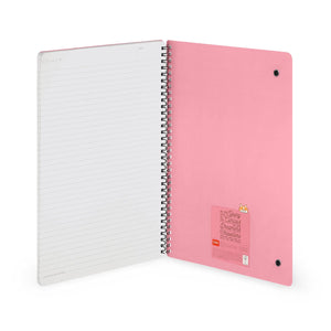 Legami - Cuaderno A4 rayado con tapa dura ilustrada - Corgi - Jotter - Encuadernado en espiral