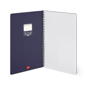 Legami - Cuaderno A4 Rayado con Tapa Dura Ilustrada - Polilla - Jotter - Espiral