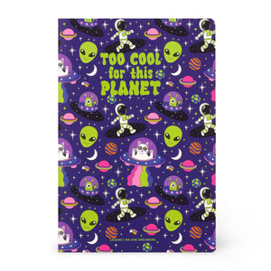 Legami - Cuaderno A5 en Blanco con Tapa Dura Ilustrada - Espacio