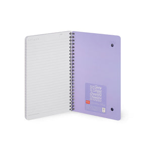 Legami - Cuaderno A5 rayado con tapa dura ilustrada - Unicornio - Espiral