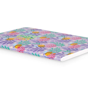 Legami - Cuaderno A6 rayado con tapa dura ilustrada - Abeja