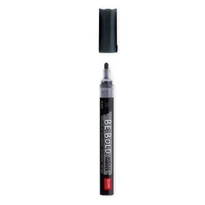 Legami - Rotulador de Pintura Acrílica - Tinta Negra - Sé Audaz