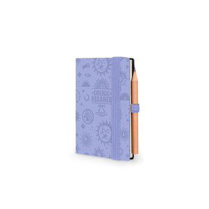 Legami - Mini agenda de 12 meses, 2 días por página - 2027 - Cosmic Lilac