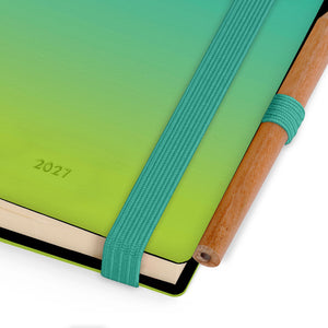 Legami - Mini Agenda Bilingüe de 12 Meses, 2 Días por Página - 2027 - Shades Green