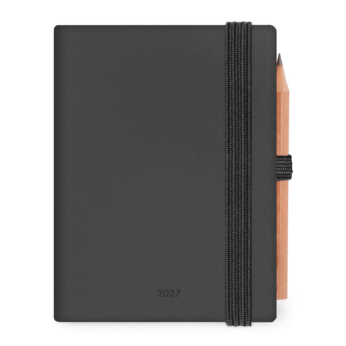 Legami - Mini Agenda Bilingüe de 12 Meses y 2 Días por Página - 2027 - Black Suit