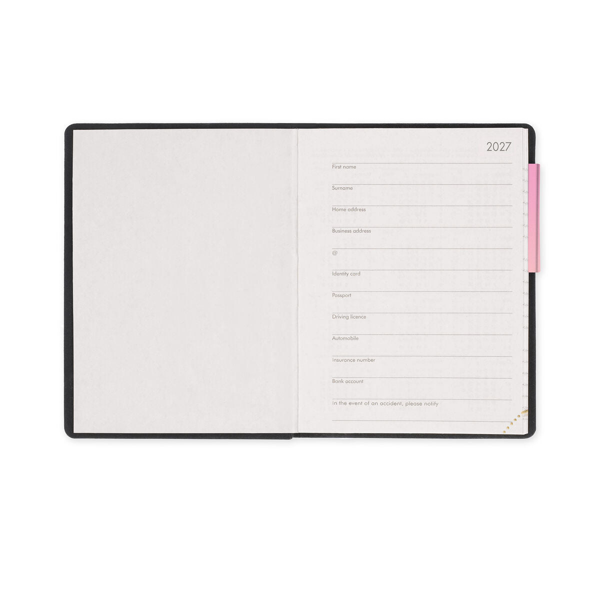 Legami - Agenda semanal mini de 12 meses 2027 - Sunrise Lover