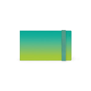 Legami - Agenda Semanal Horizontal Pequeña de 13 Meses 2027 - Shades Green