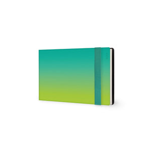 Legami - Agenda Semanal Horizontal Pequeña de 13 Meses 2027 - Shades Green