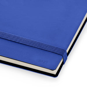 Legami - Agenda Semanal Horizontal Pequeña de 13 Meses 2027 - Azul Ecléctico